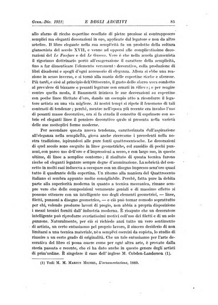 Rivista delle biblioteche e degli archivi periodico di biblioteconomia e di bibliografia di paleografia e di archivistica