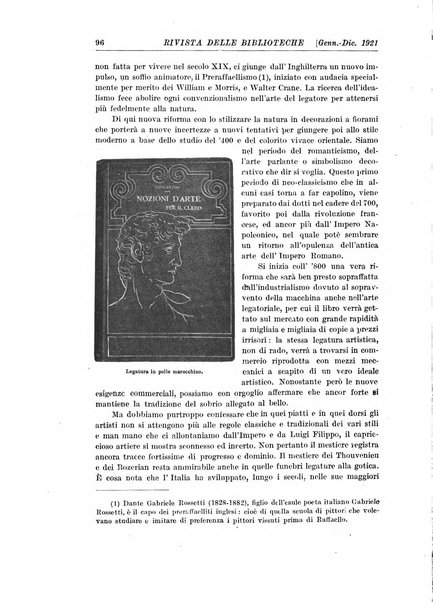 Rivista delle biblioteche e degli archivi periodico di biblioteconomia e di bibliografia di paleografia e di archivistica