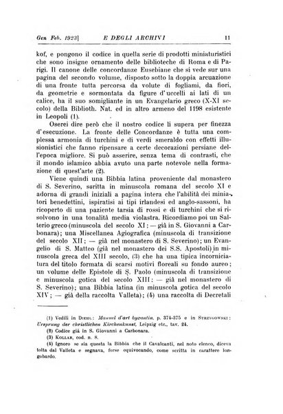 Rivista delle biblioteche e degli archivi periodico di biblioteconomia e di bibliografia di paleografia e di archivistica