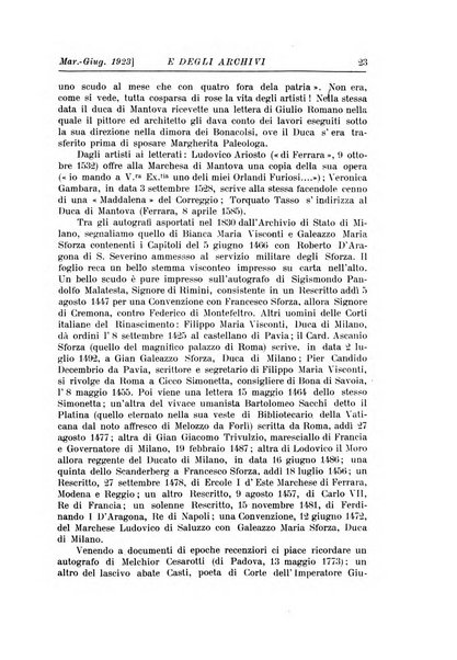 Rivista delle biblioteche e degli archivi periodico di biblioteconomia e di bibliografia di paleografia e di archivistica