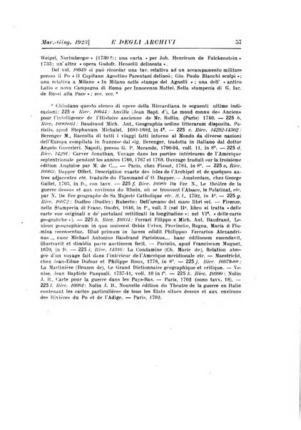 Rivista delle biblioteche e degli archivi periodico di biblioteconomia e di bibliografia di paleografia e di archivistica