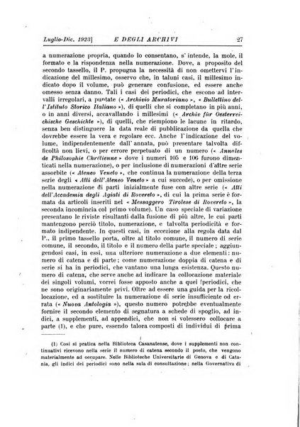 Rivista delle biblioteche e degli archivi periodico di biblioteconomia e di bibliografia di paleografia e di archivistica