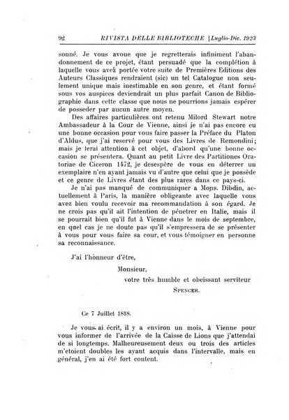 Rivista delle biblioteche e degli archivi periodico di biblioteconomia e di bibliografia di paleografia e di archivistica