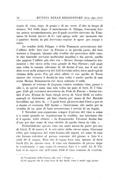 Rivista delle biblioteche e degli archivi periodico di biblioteconomia e di bibliografia di paleografia e di archivistica