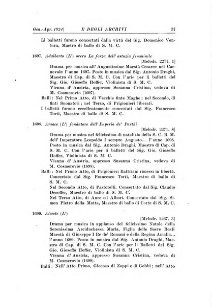 Rivista delle biblioteche e degli archivi periodico di biblioteconomia e di bibliografia di paleografia e di archivistica