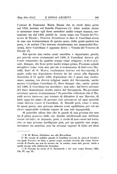 Rivista delle biblioteche e degli archivi periodico di biblioteconomia e di bibliografia di paleografia e di archivistica