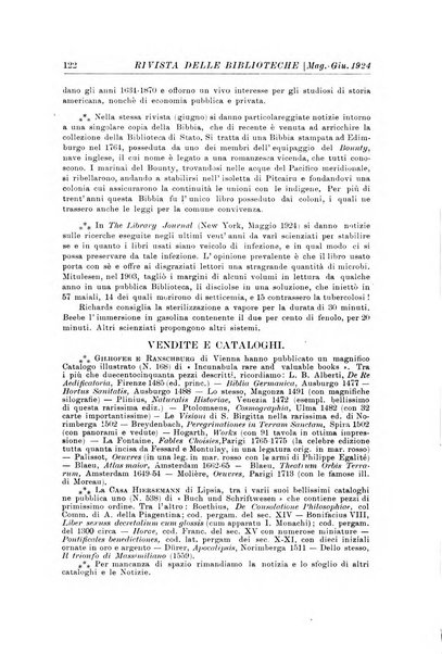 Rivista delle biblioteche e degli archivi periodico di biblioteconomia e di bibliografia di paleografia e di archivistica