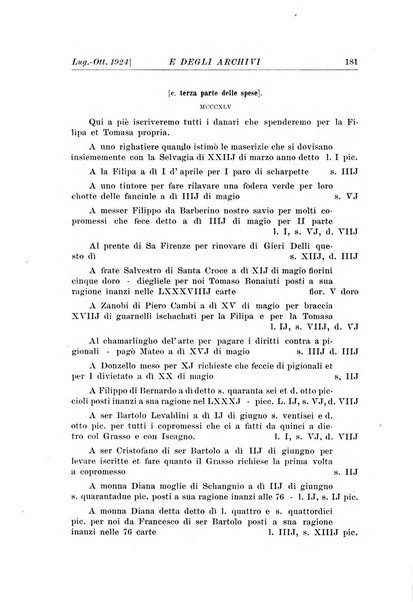 Rivista delle biblioteche e degli archivi periodico di biblioteconomia e di bibliografia di paleografia e di archivistica