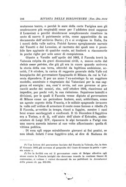 Rivista delle biblioteche e degli archivi periodico di biblioteconomia e di bibliografia di paleografia e di archivistica