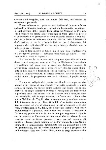 Rivista delle biblioteche e degli archivi periodico di biblioteconomia e di bibliografia di paleografia e di archivistica