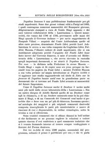 Rivista delle biblioteche e degli archivi periodico di biblioteconomia e di bibliografia di paleografia e di archivistica