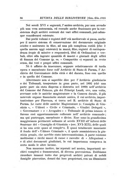 Rivista delle biblioteche e degli archivi periodico di biblioteconomia e di bibliografia di paleografia e di archivistica