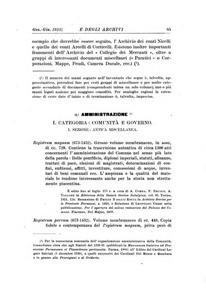 Rivista delle biblioteche e degli archivi periodico di biblioteconomia e di bibliografia di paleografia e di archivistica