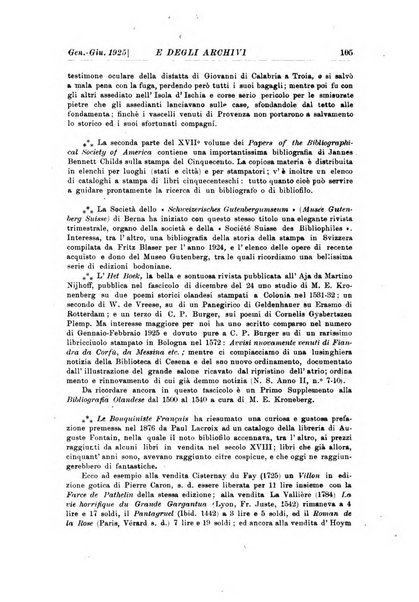 Rivista delle biblioteche e degli archivi periodico di biblioteconomia e di bibliografia di paleografia e di archivistica