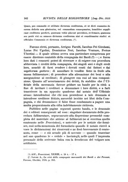 Rivista delle biblioteche e degli archivi periodico di biblioteconomia e di bibliografia di paleografia e di archivistica