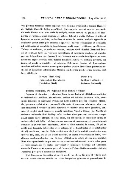 Rivista delle biblioteche e degli archivi periodico di biblioteconomia e di bibliografia di paleografia e di archivistica