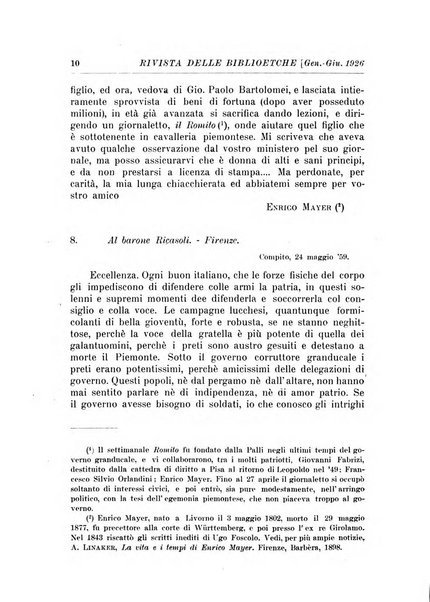 Rivista delle biblioteche e degli archivi periodico di biblioteconomia e di bibliografia di paleografia e di archivistica