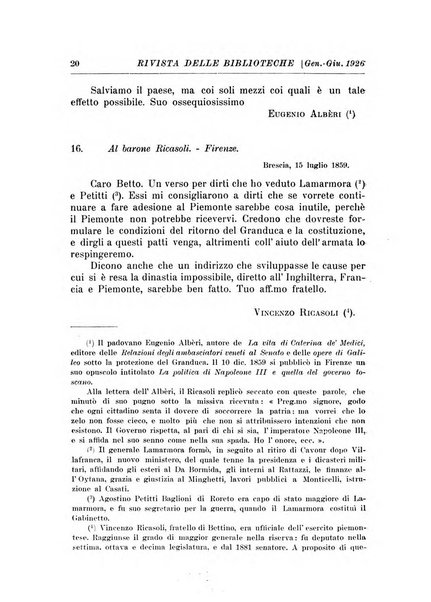 Rivista delle biblioteche e degli archivi periodico di biblioteconomia e di bibliografia di paleografia e di archivistica