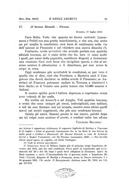 Rivista delle biblioteche e degli archivi periodico di biblioteconomia e di bibliografia di paleografia e di archivistica