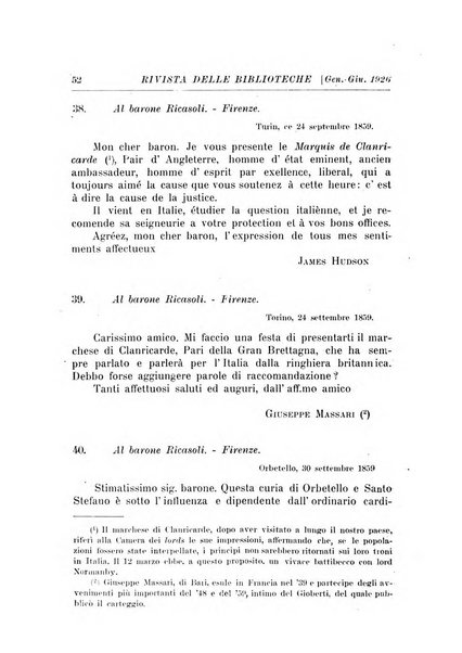 Rivista delle biblioteche e degli archivi periodico di biblioteconomia e di bibliografia di paleografia e di archivistica