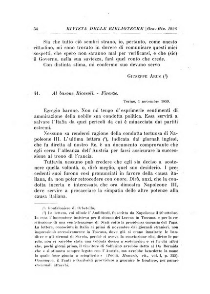 Rivista delle biblioteche e degli archivi periodico di biblioteconomia e di bibliografia di paleografia e di archivistica