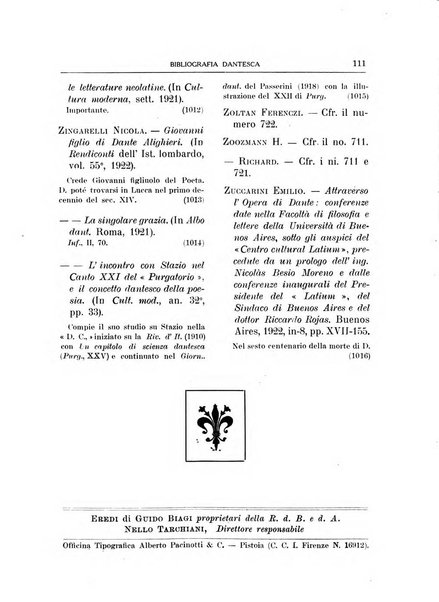 Rivista delle biblioteche e degli archivi periodico di biblioteconomia e di bibliografia di paleografia e di archivistica