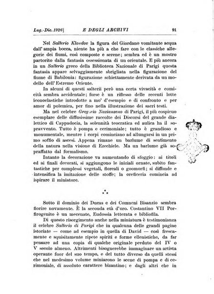 Rivista delle biblioteche e degli archivi periodico di biblioteconomia e di bibliografia di paleografia e di archivistica