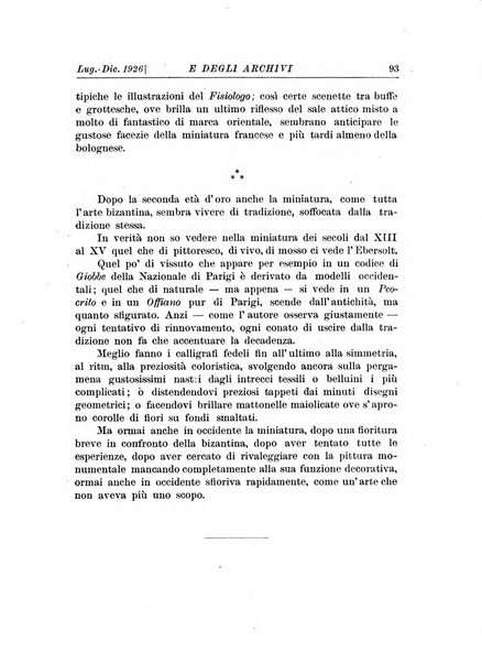 Rivista delle biblioteche e degli archivi periodico di biblioteconomia e di bibliografia di paleografia e di archivistica