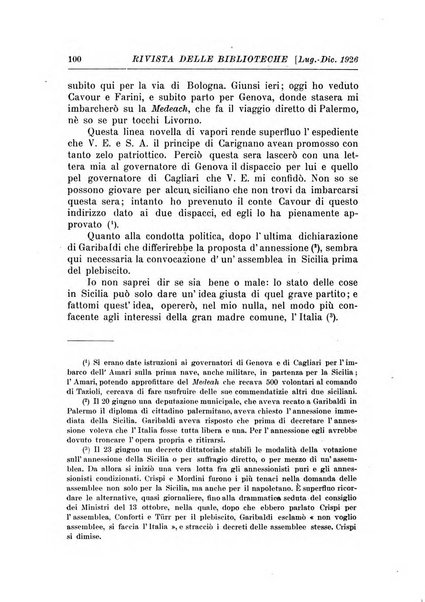 Rivista delle biblioteche e degli archivi periodico di biblioteconomia e di bibliografia di paleografia e di archivistica