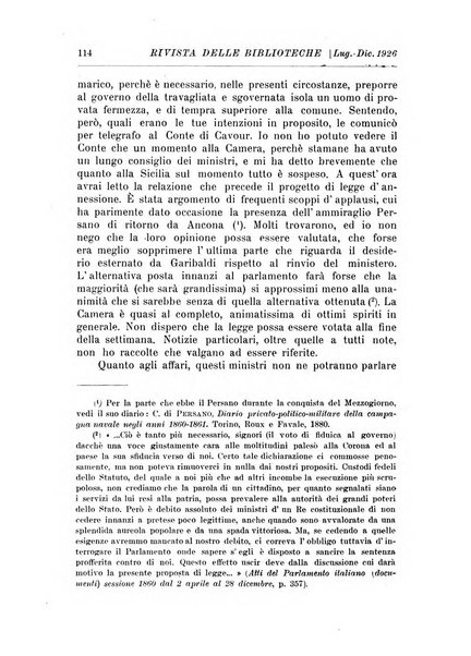 Rivista delle biblioteche e degli archivi periodico di biblioteconomia e di bibliografia di paleografia e di archivistica