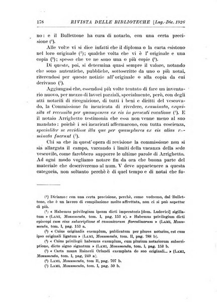 Rivista delle biblioteche e degli archivi periodico di biblioteconomia e di bibliografia di paleografia e di archivistica