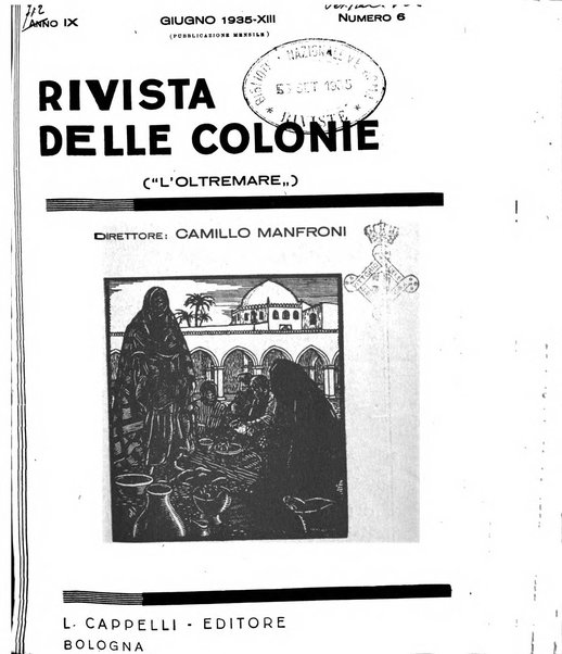 Rivista delle colonie, L'oltremare