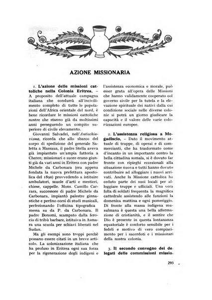 Rivista delle colonie, L'oltremare