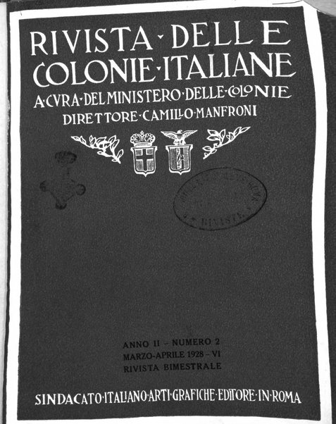 Rivista delle colonie italiane