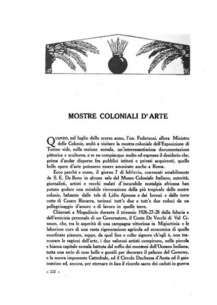 Rivista delle colonie italiane