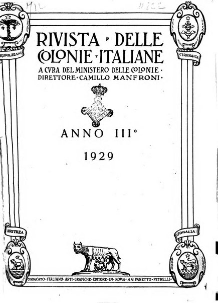 Rivista delle colonie italiane