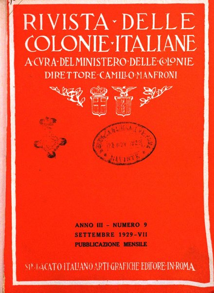 Rivista delle colonie italiane