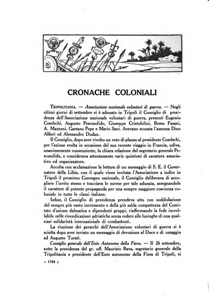 Rivista delle colonie italiane