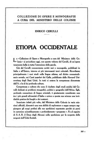 Rivista delle colonie italiane