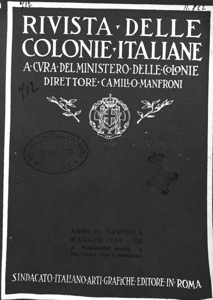 Rivista delle colonie italiane