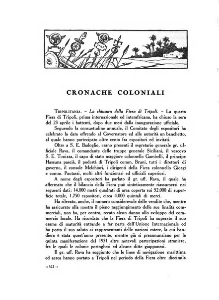 Rivista delle colonie italiane