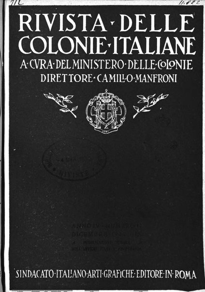 Rivista delle colonie italiane