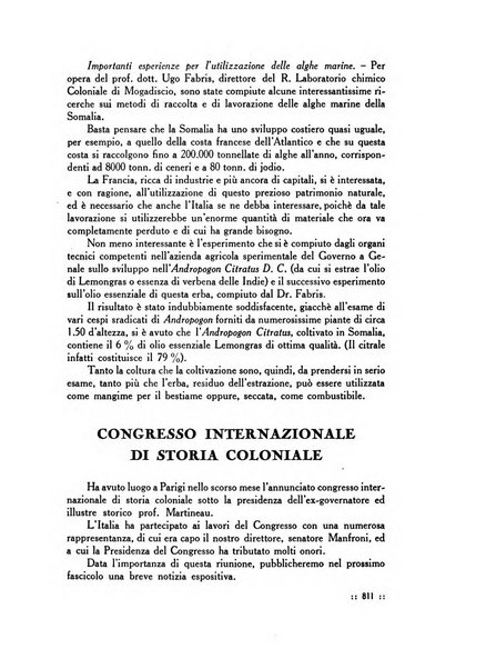 Rivista delle colonie italiane