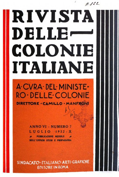 Rivista delle colonie italiane