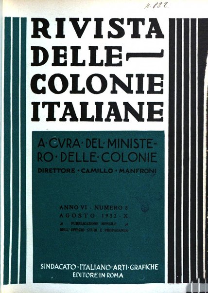 Rivista delle colonie italiane