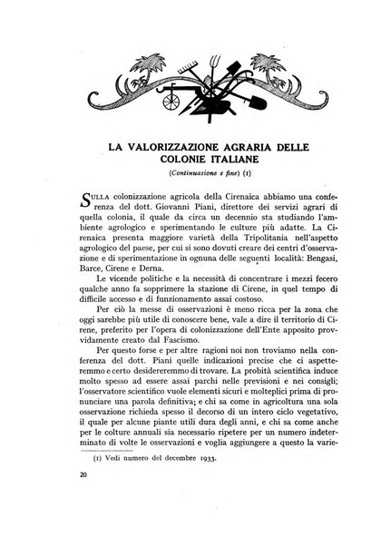 Rivista delle colonie italiane