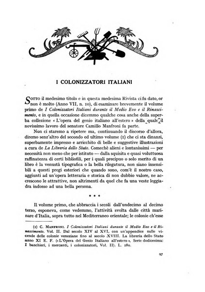 Rivista delle colonie italiane