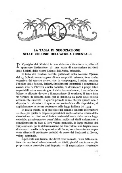 Rivista delle colonie italiane