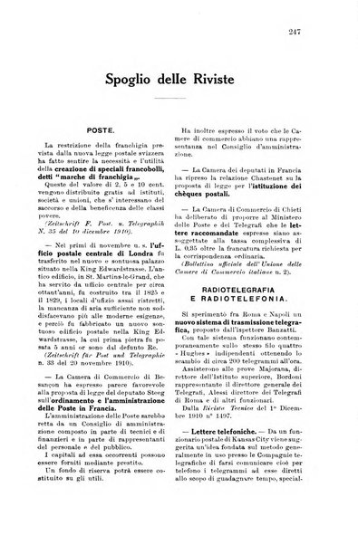 Rivista delle comunicazioni