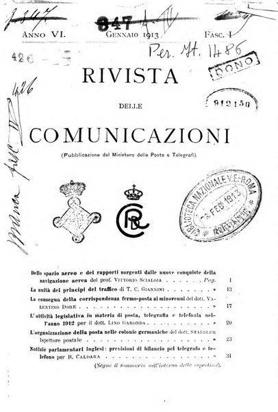 Rivista delle comunicazioni